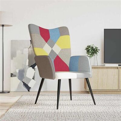Non communiqué Chaise de relaxation Patchwork Tissu multicolore - Publicité Non communiqué Chaise de relaxation Patchwork Tissu multicolore - Publicité