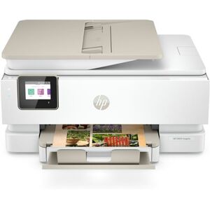 Imprimante multifonction Tout-en-un HP Envy Inspire 7924e Blanc et beige 9 mois d’Instant ink inclus avec HP+ Blanc - Publicité