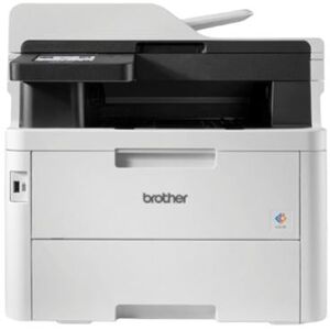 Imprimante multifonction 4-en-1 Brother MFC-L3760CDW Blanc et Noir Blanc et Noir - Publicité