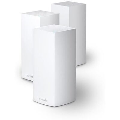 Linksys VELOP MX12600 - Système Wi-Fi - (3 routeurs) - jusqu'à 8100 pieds carrés - maillage 1GbE - Wi-Fi 6 - Tri-bande - Publicité Linksys VELOP MX12600 - Système Wi-Fi - (3 routeurs) - jusqu'à 8100 pieds carrés - maillage 1GbE - Wi-Fi 6 - Tri-bande - Publicité