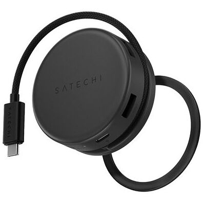 Non communiqué Hub USB-C 7-en-1 Magnétique HDMI 4K 60Hz et Power Delivery 100W Satechi Noir Noir - Publicité Non communiqué Hub USB-C 7-en-1 Magnétique HDMI 4K 60Hz et Power Delivery 100W Satechi Noir Noir - Publicité