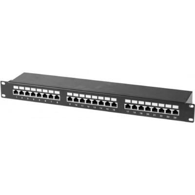 Panneau de Brassage Tecline - 24 Ports, Catégorie 6, STP, 1U, 48.3cm, Noir - Publicité Panneau de Brassage Tecline - 24 Ports, Catégorie 6, STP, 1U, 48.3cm, Noir - Publicité