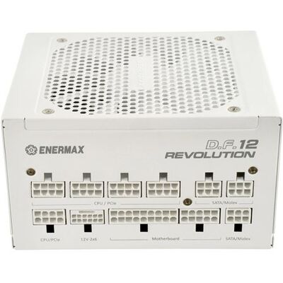 Enermax Revolution D.F. 12 ETV850G-W - Alimentation électrique (interne) - ATX12V 3.1 - 80 PLUS Gold - CA 100-240 V - 850 Watt - blanc Blanc - Publicité Enermax Revolution D.F. 12 ETV850G-W - Alimentation électrique (interne) - ATX12V 3.1 - 80 PLUS Gold - CA 100-240 V - 850 Watt - blanc Blanc - Publicité