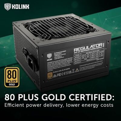 Kolink Regulator Alimentation PC 1200 W ATX 80PLUS® Gold - Publicité Kolink Regulator Alimentation PC 1200 W ATX 80PLUS® Gold - Publicité