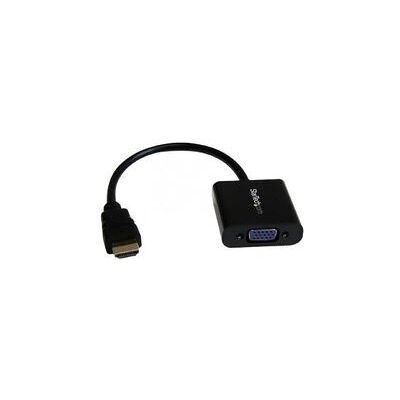 StarTech.com Adaptateur / Convertisseur HDMI vers VGA pour ordinateur de bureau / ordinateur portable / Ultrabook - M/F - 1920x1080 - Noir - High Speed - adaptateur vidéo - HDMI mâle pour HD-15 (VGA) femelle - 24.5 cm - noir - support 1080p, actif - pou N - Publicité StarTech.com Adaptateur / Convertisseur HDMI vers VGA pour ordinateur de bureau / ordinateur portable / Ultrabook - M/F - 1920x1080 - Noir - High Speed - adaptateur vidéo - HDMI mâle pour HD-15 (VGA) femelle - 24.5 cm - noir - support 1080p, actif - pou N - Publicité