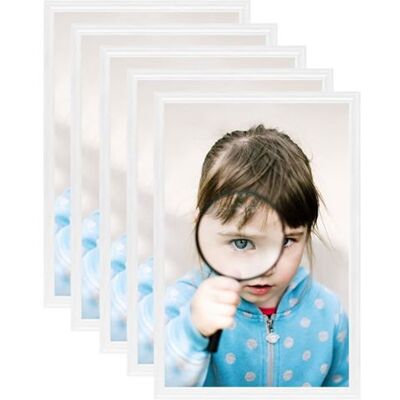 vidaXL Cadres photo collage 5 pcs - ensemble de cadres 21x29.7cm MDF - Publicité vidaXL Cadres photo collage 5 pcs - ensemble de cadres 21x29.7cm MDF - Publicité