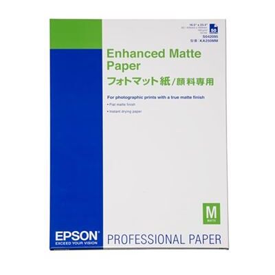 Epson Enhanced Matte Papier - 192 g/m², A2, Blanc - Photopapier - Publicité Epson Enhanced Matte Papier - 192 g/m², A2, Blanc - Photopapier - Publicité