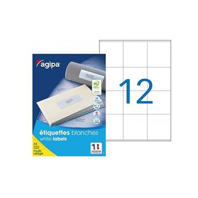 Agipa Modèle - Étiquette Universelle - 70x67,7mm - 1200 étiquettes - Publicité Agipa Modèle - Étiquette Universelle - 70x67,7mm - 1200 étiquettes - Publicité