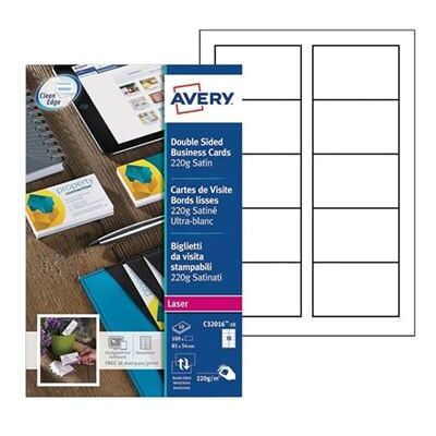 Avery Business Cards - 10 unités 10 cartes de visite - Publicité Avery Business Cards - 10 unités 10 cartes de visite - Publicité