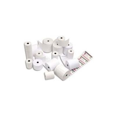 VISIODIRECT Lot de 50 Bobines thermique phenol free, papier 48g - dimensions : 57x50x12mm - 30m - Publicité VISIODIRECT Lot de 50 Bobines thermique phenol free, papier 48g - dimensions : 57x50x12mm - 30m - Publicité