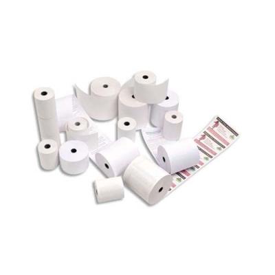 VISIODIRECT Lot de 50 Bobines thermique phenol free, papier 48g - dimensions : 57x40x12mm - 18m - Publicité VISIODIRECT Lot de 50 Bobines thermique phenol free, papier 48g - dimensions : 57x40x12mm - 18m - Publicité