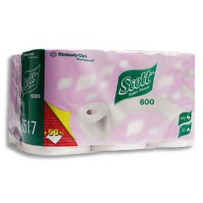 VISIODIRECT Lot de 6 Paquets de 6 rouleaux 600 feuilles de papier toilette Scott 2 plis - Publicité VISIODIRECT Lot de 6 Paquets de 6 rouleaux 600 feuilles de papier toilette Scott 2 plis - Publicité