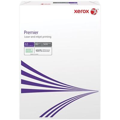 Papier d'impression Xerox Premier A3 500 feuilles Blanc - Publicité Papier d'impression Xerox Premier A3 500 feuilles Blanc - Publicité