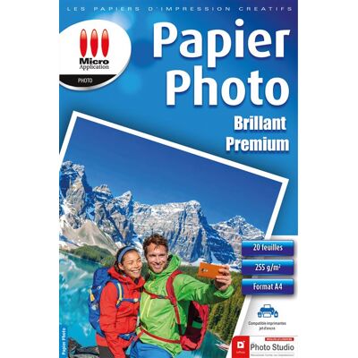 Ramette papier d'impression Micro Application A4 255g 20 feuilles Blanc - Publicité Ramette papier d'impression Micro Application A4 255g 20 feuilles Blanc - Publicité