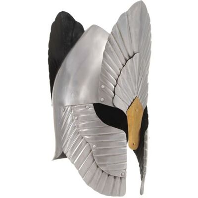 Casque de chevalier médiéval fantastique - Réplique en acier pour LARP - Publicité Casque de chevalier médiéval fantastique - Réplique en acier pour LARP - Publicité