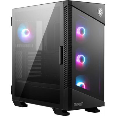 Boîtier PC gaming MSI MPG VELOX 100R moyen tour noir ARGB avec panneau latéral verre trempé NOIR - Publicité Boîtier PC gaming MSI MPG VELOX 100R moyen tour noir ARGB avec panneau latéral verre trempé NOIR - Publicité