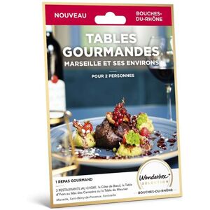 Coffret cadeau Wonderbox Tables gourmandes Marseille et ses environs - Publicité