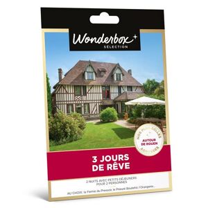 Coffret cadeau Wonderbox 3 Jours de rêve à Rouen - Publicité