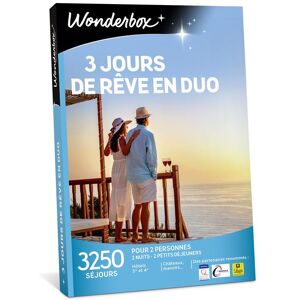 Coffret cadeau Wonderbox 3 jours de rêve en duo - Publicité