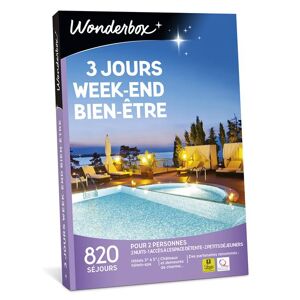 Coffret Cadeau Wonderbox 3 Jours Weekend Bien-Être - Publicité