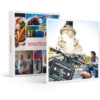SMARTBOX - Coffret Cadeau 5h de visite de Paris en vélo électrique et en bateau-mouche pour 3-Sport & Aventure - Publicité SMARTBOX - Coffret Cadeau 5h de visite de Paris en vélo électrique et en bateau-mouche pour 3-Sport & Aventure - Publicité