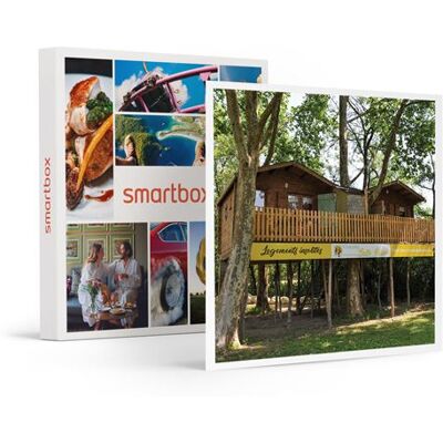 SMARTBOX - Coffret Cadeau 2 jours en cabane perchée en famille dans un camping près de Cognac-Séjour - Publicité SMARTBOX - Coffret Cadeau 2 jours en cabane perchée en famille dans un camping près de Cognac-Séjour - Publicité