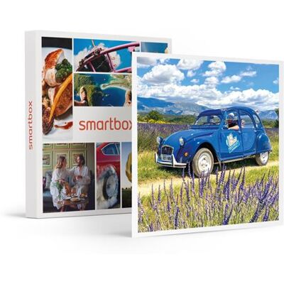 SMARTBOX - Coffret Cadeau Balade vintage en 2 CV dans les champs de lavande et visite de distillerie-Sport & Aventure - Publicité SMARTBOX - Coffret Cadeau Balade vintage en 2 CV dans les champs de lavande et visite de distillerie-Sport & Aventure - Publicité