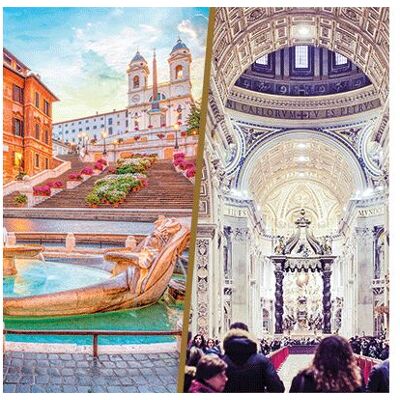 SMARTBOX - Coffret Cadeau 3 jours à Rome avec visite guidée des lieux incontournables du Vatican-Multi-thèmes - Publicité SMARTBOX - Coffret Cadeau 3 jours à Rome avec visite guidée des lieux incontournables du Vatican-Multi-thèmes - Publicité