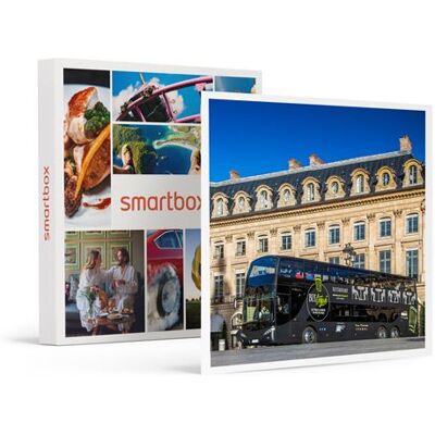 SMARTBOX - Coffret Cadeau Dîner insolite 5 plats avec visite de Paris dans le bus à impériale Le Saint-Germain 1920-Gastronomie - Publicité SMARTBOX - Coffret Cadeau Dîner insolite 5 plats avec visite de Paris dans le bus à impériale Le Saint-Germain 1920-Gastronomie - Publicité