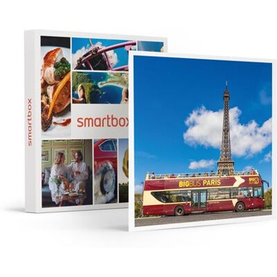 SMARTBOX - Coffret Cadeau Visite de Paris pour 2 à bord d'un bus Hop On, Hop Off à impériale-Sport & Aventure - Publicité SMARTBOX - Coffret Cadeau Visite de Paris pour 2 à bord d'un bus Hop On, Hop Off à impériale-Sport & Aventure - Publicité