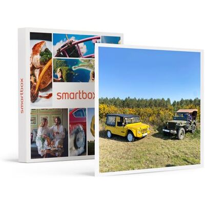 SMARTBOX - Coffret Cadeau Visite d'un vignoble bordelais en Jeep ou en Méhari avec pique-nique sur le domaine-Gastronomie - Publicité SMARTBOX - Coffret Cadeau Visite d'un vignoble bordelais en Jeep ou en Méhari avec pique-nique sur le domaine-Gastronomie - Publicité