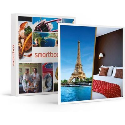 SMARTBOX - Coffret Cadeau Séjour à Paris avec visite guidée d'1h30 du sommet de la tour Eiffel-Multi-thèmes - Publicité SMARTBOX - Coffret Cadeau Séjour à Paris avec visite guidée d'1h30 du sommet de la tour Eiffel-Multi-thèmes - Publicité
