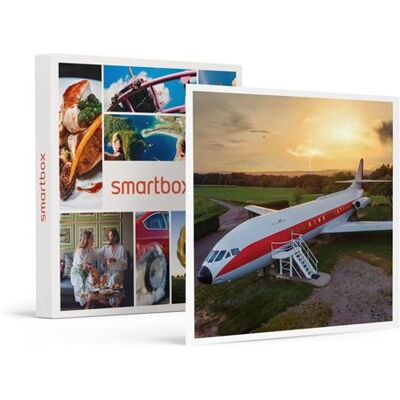 SMARTBOX - Coffret Cadeau 2 jours insolites en famille dans un avion Caravelle près d’Épinal-Séjour - Publicité SMARTBOX - Coffret Cadeau 2 jours insolites en famille dans un avion Caravelle près d’Épinal-Séjour - Publicité