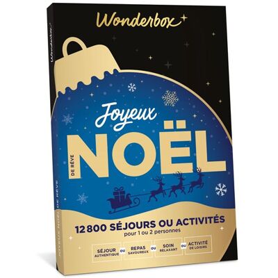 Coffret cadeau Wonderbox Joyeux Noël de rêve - Publicité Coffret cadeau Wonderbox Joyeux Noël de rêve - Publicité