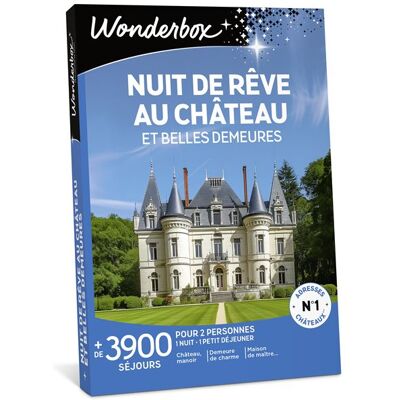 Coffret cadeau Wonderbox Nuit de rêve au château et belles demeures Edition 2025 - Publicité Coffret cadeau Wonderbox Nuit de rêve au château et belles demeures Edition 2025 - Publicité