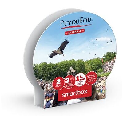 Coffret cadeau Smartbox Puy du Fou Séjour en Famille à la Villa Gallo-Romaine - Publicité Coffret cadeau Smartbox Puy du Fou Séjour en Famille à la Villa Gallo-Romaine - Publicité
