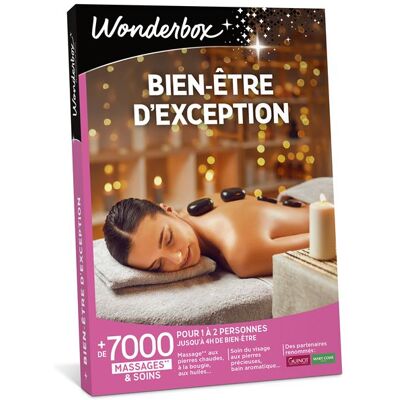 Coffret cadeau Wonderbox Bien-être d’exception - Publicité Coffret cadeau Wonderbox Bien-être d’exception - Publicité
