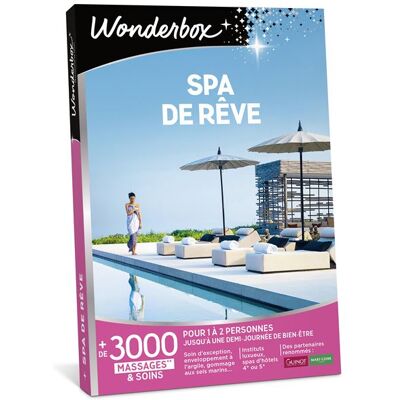 Coffret cadeau Wonderbox Spa de rêve - Publicité Coffret cadeau Wonderbox Spa de rêve - Publicité
