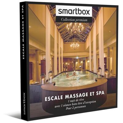 Coffret cadeau SmartBox Escale massage et spa - Publicité Coffret cadeau SmartBox Escale massage et spa - Publicité