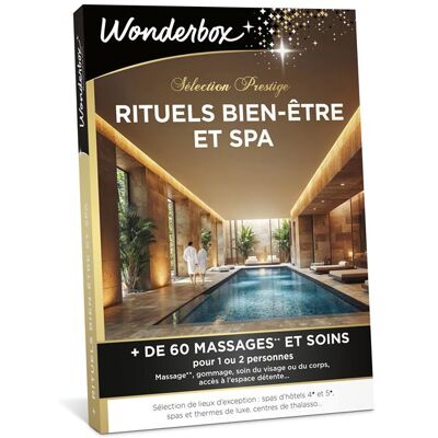 Coffret cadeau Wonderbox Prestige Rituels Bien-être et Spa - Publicité Coffret cadeau Wonderbox Prestige Rituels Bien-être et Spa - Publicité