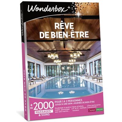 Coffret Cadeau Wonderbox Rêve de Bien-Être - Publicité Coffret Cadeau Wonderbox Rêve de Bien-Être - Publicité