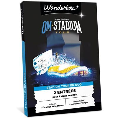 Coffret cadeau Wonderbox Olympique Marseille Stadium Tour Orange Vélodrome pour 2 personnes - Publicité Coffret cadeau Wonderbox Olympique Marseille Stadium Tour Orange Vélodrome pour 2 personnes - Publicité