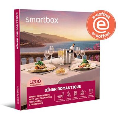 Non communiqué E-COFFRET SmartBox Dîner romantique - Publicité Non communiqué E-COFFRET SmartBox Dîner romantique - Publicité