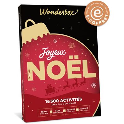 Non communiqué E-coffret Wonderbox Joyeux Noël émotion - Publicité Non communiqué E-coffret Wonderbox Joyeux Noël émotion - Publicité