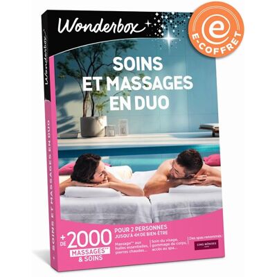 Non communiqué E-coffret Wonderbox Soins et massages en duo - Publicité Non communiqué E-coffret Wonderbox Soins et massages en duo - Publicité