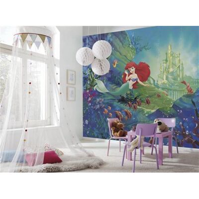 Komar Papier Peint - Kleine Zeemeermin Ariel's Castle 368x254cm - Papier, Bleu - Publicité Komar Papier Peint - Kleine Zeemeermin Ariel's Castle 368x254cm - Papier, Bleu - Publicité