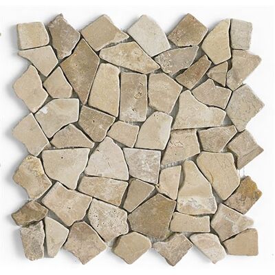 Non communiqué Carrelage de mosaïque/Plaque mosaïque mur et sol en marbre naturel coloris marron - 30 x 30 cm - PEGANE - Marron - Publicité Non communiqué Carrelage de mosaïque/Plaque mosaïque mur et sol en marbre naturel coloris marron - 30 x 30 cm - PEGANE - Marron - Publicité