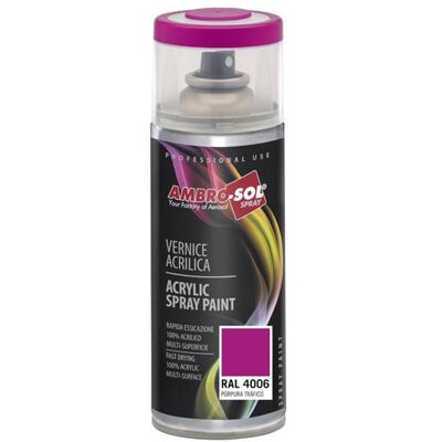 Peinture Multi-Surfaces Ambro-Sol RAL 4006 Violet Pourpre - Intérieur/Extérieur - Publicité Peinture Multi-Surfaces Ambro-Sol RAL 4006 Violet Pourpre - Intérieur/Extérieur - Publicité