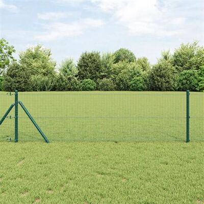 Vidaxl - Ensemble de poteaux de clôture - Vert PVC- revêtu – Acier - Poteaux de clôture - Publicité Vidaxl - Ensemble de poteaux de clôture - Vert PVC- revêtu – Acier - Poteaux de clôture - Publicité