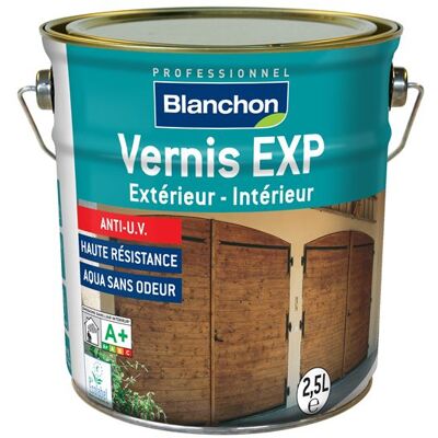Blanchon - EXP - Transparent - Bois - Vernis - Publicité Blanchon - EXP - Transparent - Bois - Vernis - Publicité